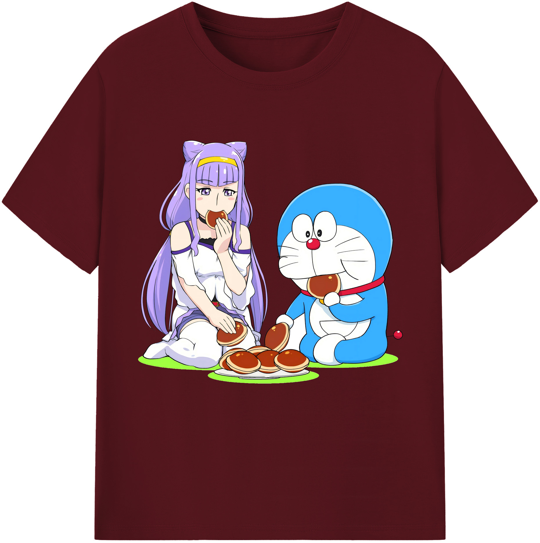 （画像用） ドラえもん Doraemon 綿100％半袖Tシャツ（フロントプリント）